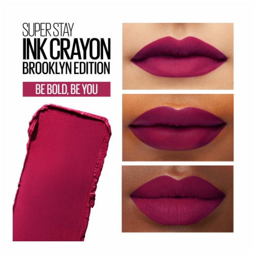 Maybelline Super Stay Ink Crayon Lipstick Matte Longwear 120 Be Bold, Be You Perspective: right