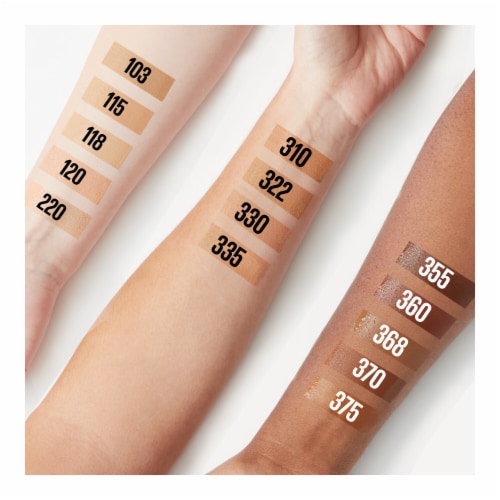 Maybelline New York Fit Me 335 Tinted Moisturizer Natural Coverage Face Makeup Perspective: right