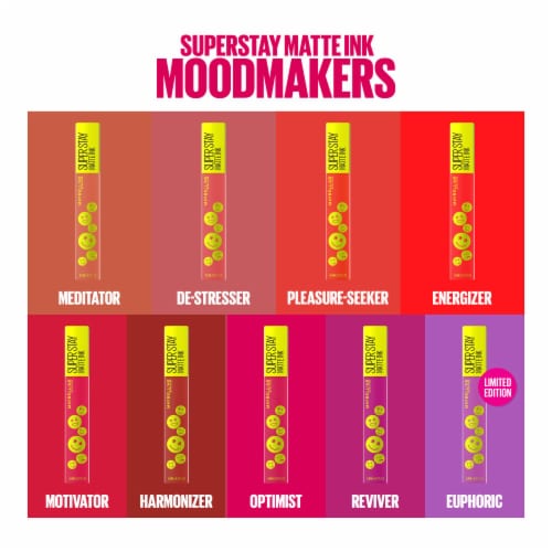 Maybelline Super Stay Matte Ink Liquid Lipcolor Moodmakers Energizer Perspective: right