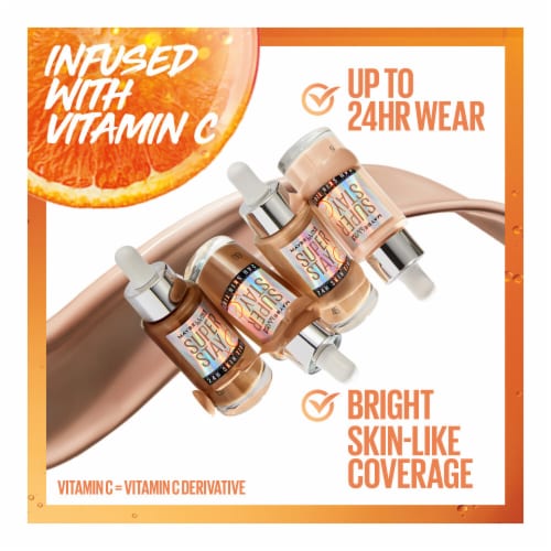 Maybelline Super Stay Super Skin Tint 24HR with Vitamin C 102 Perspective: right