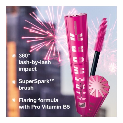 Maybelline Lash Sensational Firework Mascara Waterproof 871 Very Black Perspective: right