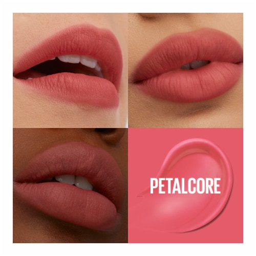 Maybelline Super Stay Teddy Tint Lipstick 40 Petalcore Perspective: right