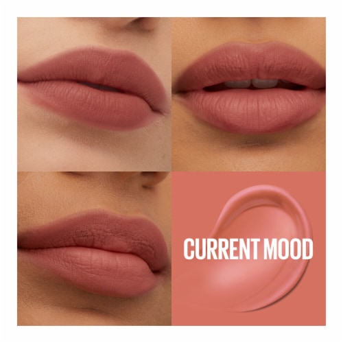 Maybelline Super Stay Teddy Tint Lipstick 10 Current Mood Perspective: right