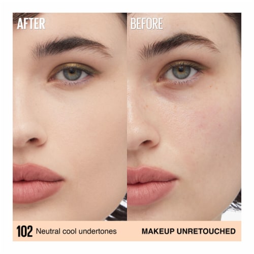Maybelline Super Stay Lumi Matte Foundation 102 Perspective: right
