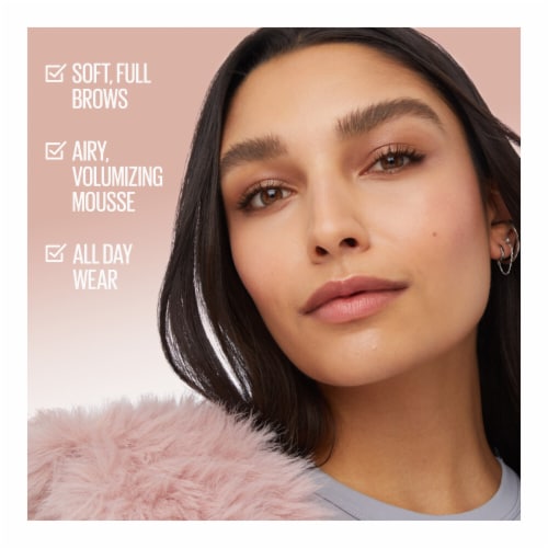 Maybelline Super Fluff Brow Mousse for Soft, Full Eyebrows 255 Soft Brown Perspective: right
