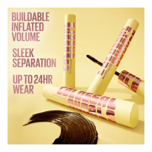 Maybelline Volum' Express Colossal Bubble Mascara Washable 802 Blackest Black Perspective: right