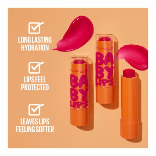 Maybelline Baby Lips Lip Balm Moisturizing 015 Cherry Me Perspective: right