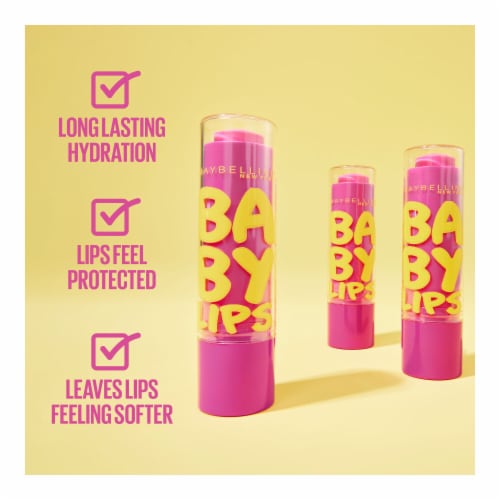 Maybelline Baby Lips Lip Balm Moisturizing 025 Pink Punch Perspective: right