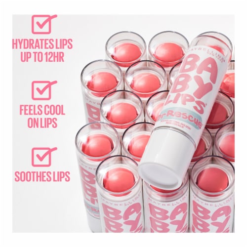 Maybelline Baby Lips Lip Balm Dr Rescue Medicated 55 Coral Crave Perspective: right