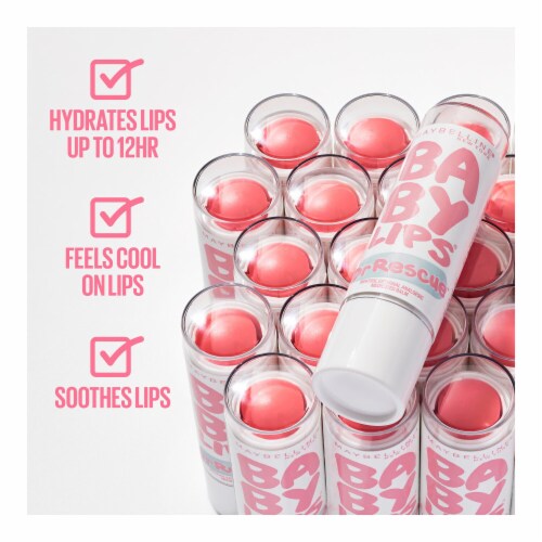 Maybelline Baby Lips Lip Balm Dr Rescue Medicated 55 Coral Crave Perspective: right