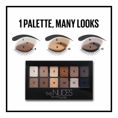 Maybelline The Nudes Eyeshadow Palette 02 Perspective: right