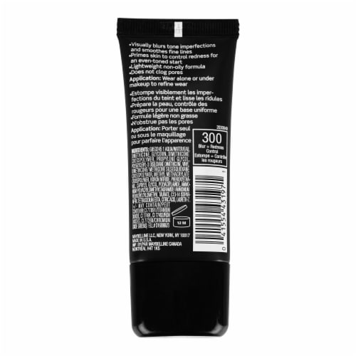 Maybelline New York Facestudio Blur + Redness Control Pigments Master Prime Primer Makeup Perspective: right