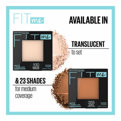 Maybelline Fit Me Matte + Poreless Pressed Face Powder 110 Porcelain Perspective: right