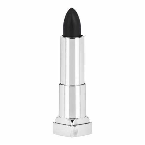 Maybelline New York Color Sensational Pitch Black The Mattes Matte Finish Lipstick Makeup Perspective: right