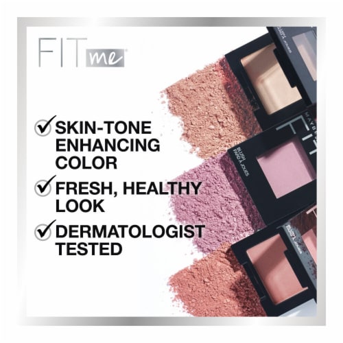Maybelline New York Fit Me Coral Blush Lightweight Long-lasting Blush Face Makeup Perspective: right