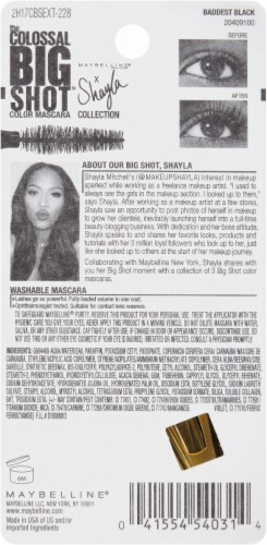 Maybelline the Colossal Big Shot x Shayla Baddest Black Mascara Perspective: right