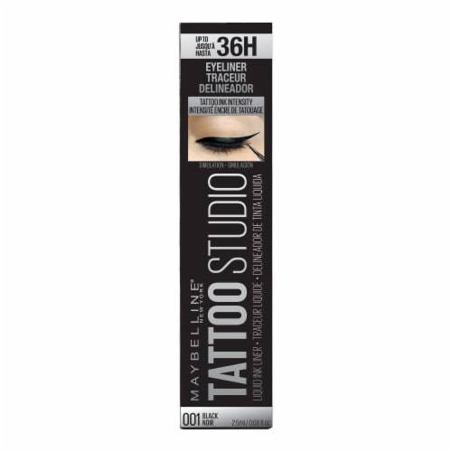 Maybelline Tattoo Studio Liquid Ink Eyeliner 001 Ink Black Perspective: right
