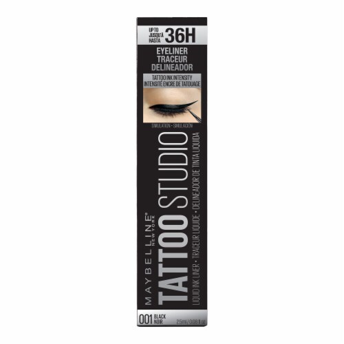 Maybelline Tattoo Studio Liquid Ink Eyeliner 001 Ink Black Perspective: right