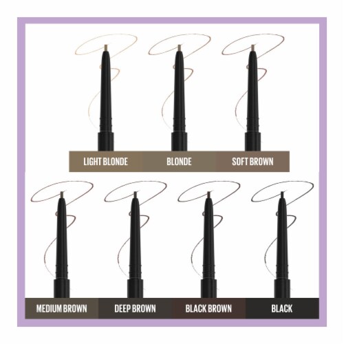 Maybelline Express Brow Ultra Slim Eyebrow Pencil 262 Black Brown Perspective: right