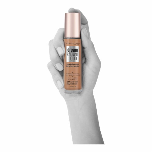 Maybelline New York Dream Honey Beige Radiant Liquid Medium Coverage Hydrating Foundation Perspective: right