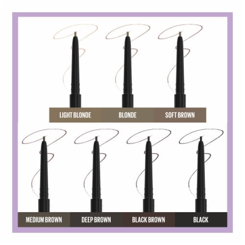 Maybelline Express Brow Ultra Slim Eyebrow Pencil 264 Black Perspective: right