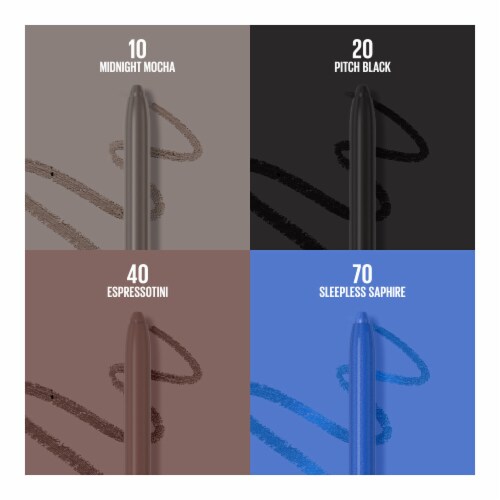 Maybelline Tattoo Studio Smokey Gel Eyeliner Pencil Waterproof 040 Espressotini Perspective: right