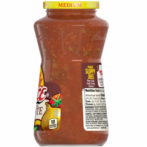 Pace® Medium Picante Sauce Perspective: right