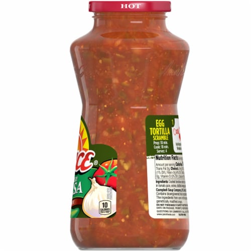 Pace® Hot Chunky Salsa Perspective: right