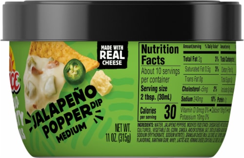 Pace® Jalapeno Popper Medium Dip Party Bowl Perspective: right