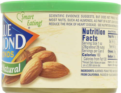 Blue Diamond® Whole Natural Almonds Perspective: right
