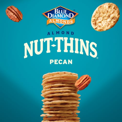 Blue Diamond® Nut-Thins® Pecan Almond Rice Crackers Perspective: right