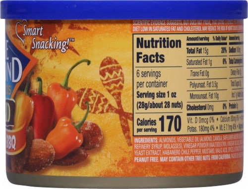 Blue Diamond Bold Habanero BBQ Almonds Perspective: right