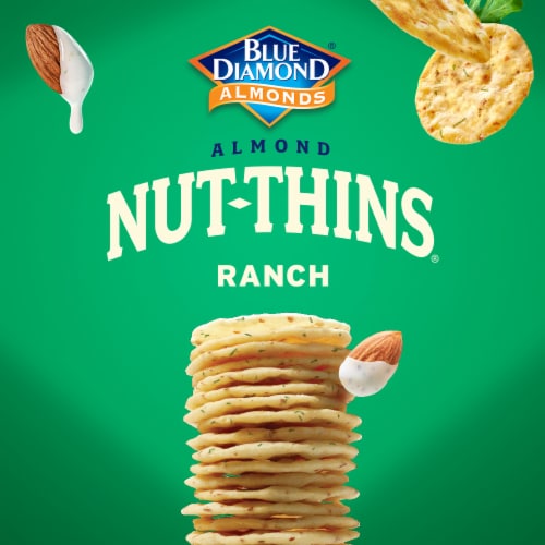 Blue Diamond® Nut-Thins® Country Ranch Almond Rice Crackers Perspective: right