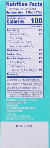 Blue Diamond® Oven Roast Sea Salt Almonds On-the-Go Packs Perspective: right
