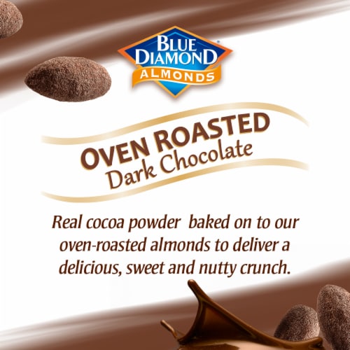 Blue Diamond® Oven Roasted Dark Chocolate Almonds Perspective: right