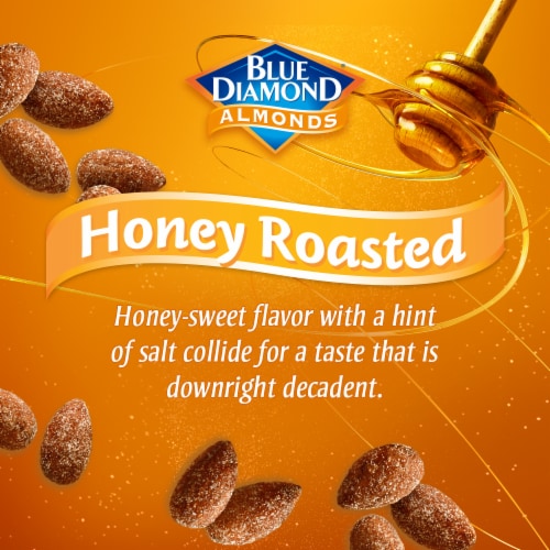 Blue Diamond® Honey Roasted Almonds Perspective: right