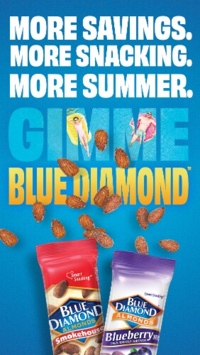 Blue Diamond® Oven Roasted Blueberry Almonds Perspective: right