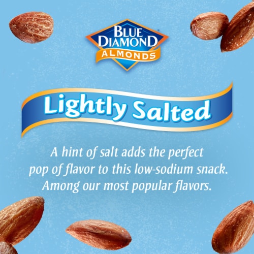 Blue Diamond Lightly Salted Low Sodium Almonds Perspective: right
