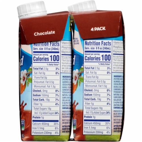 Almond Breeze® Chocolate Almond Milk Perspective: right