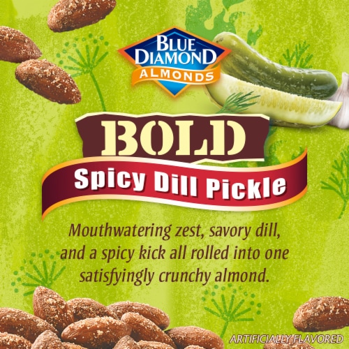 Blue Diamond Bold Spicy Dill Pickle Almonds Perspective: right