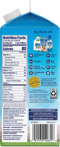 Almond Breeze® Extra Creamy Almondmilk Perspective: right