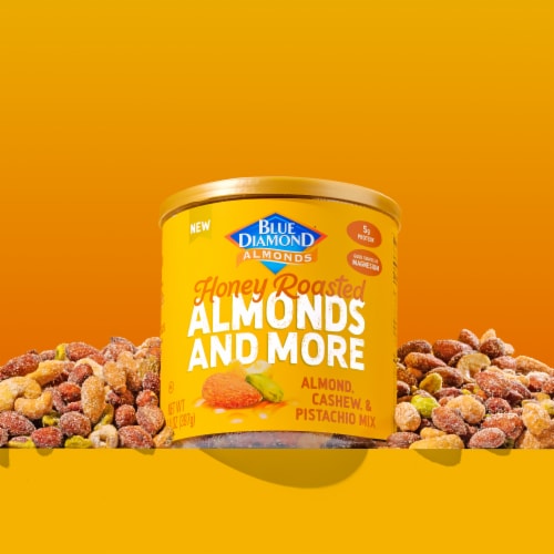Blue Diamond® Deluxe Honey Roasted Mixed Nuts Perspective: right