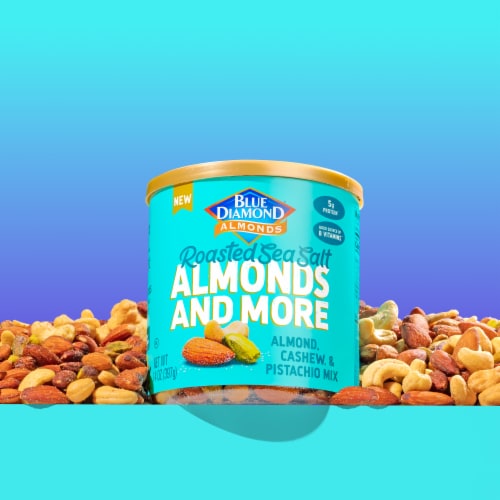 Blue Diamond® Roasted Sea Salt Mixed Nuts Perspective: right