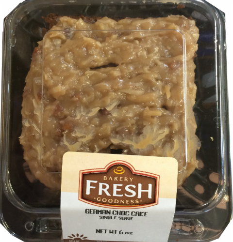 Bakery Fresh Goodness German Chocolate Cake Slice Perspective: right