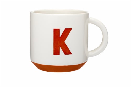 Clayart Clay Letter Monogram Mug Perspective: right