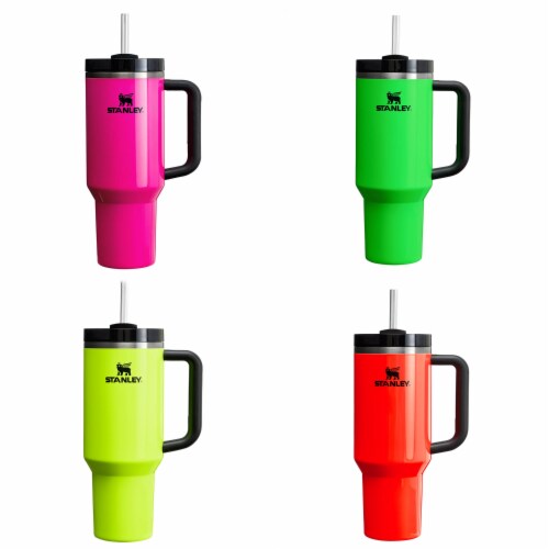 Stanley Neon Quencher H2.0 Flowstate 40oz Tumbler, 40oz