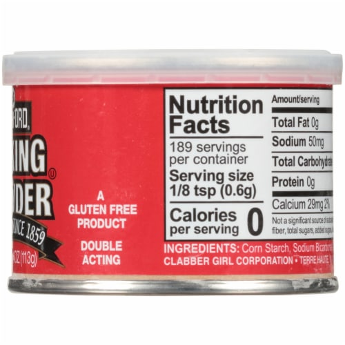 Rumford® Gluten-Free Baking Powder Perspective: right