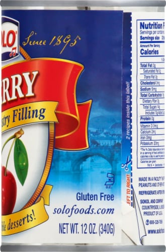 Solo® Cherry Cake & Pastry Filling Perspective: right