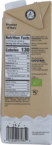 Better Than Milk® Organic Unsweetened Oat Drink Perspective: right