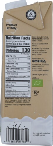 Better Than Milk® Organic Unsweetened Oat Drink Perspective: right